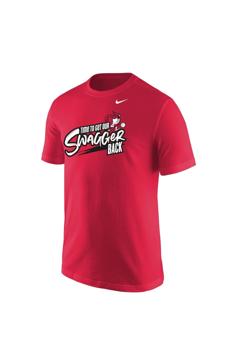 Nike Men's Nike Red Illinois State Redbirds Swagger T-Shirt, Alternate, color, Red