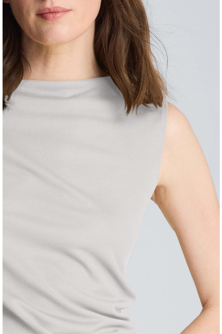 Ruched Drop Waist Minidress, Alternate, color, OYSTER