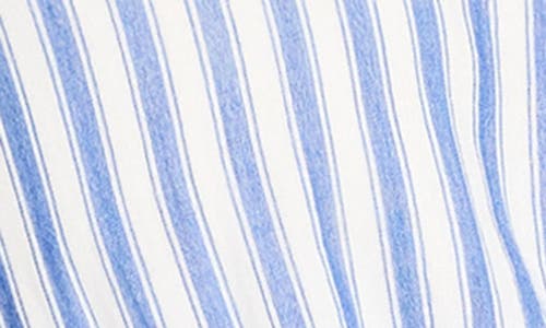 Nic + Zoe Nic+zoe Mixed Stripe Belted Double Gauze Midi Dress