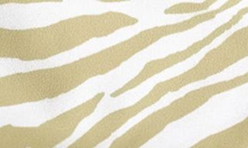 Rylee + Cru Zebra Swim Trunks In Neutral