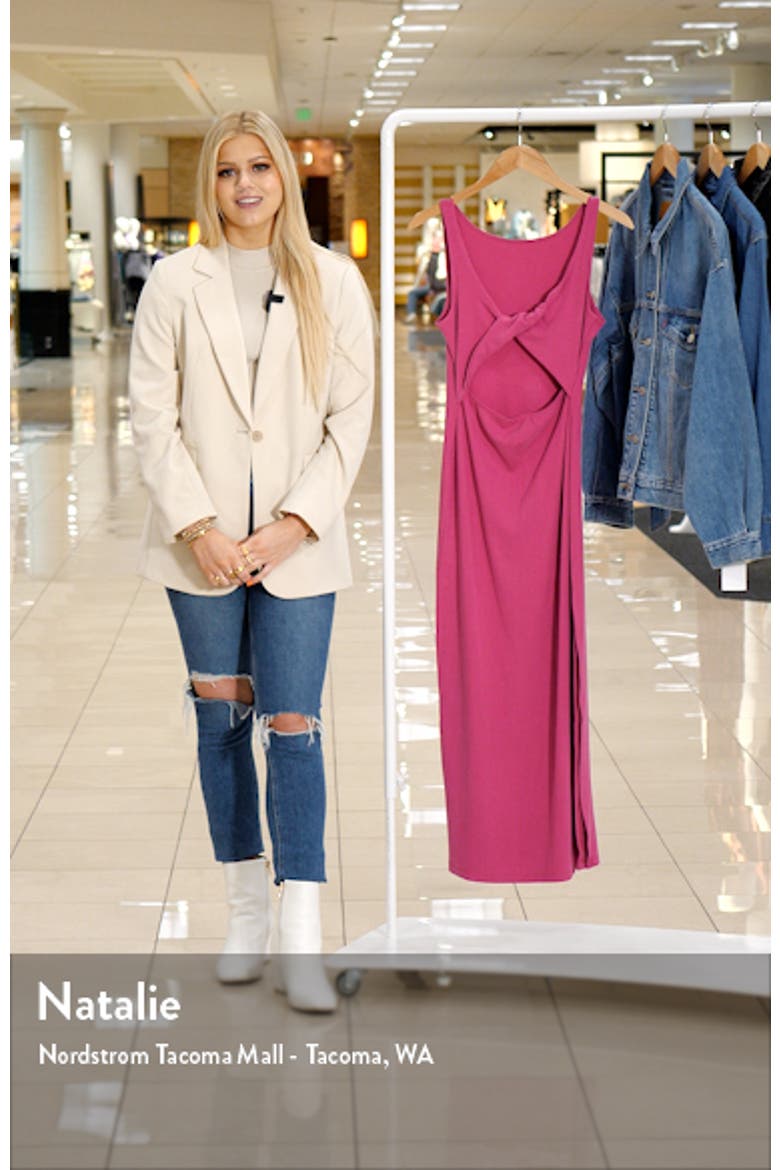 Nico Cutout Cover-Up Rib Dress video