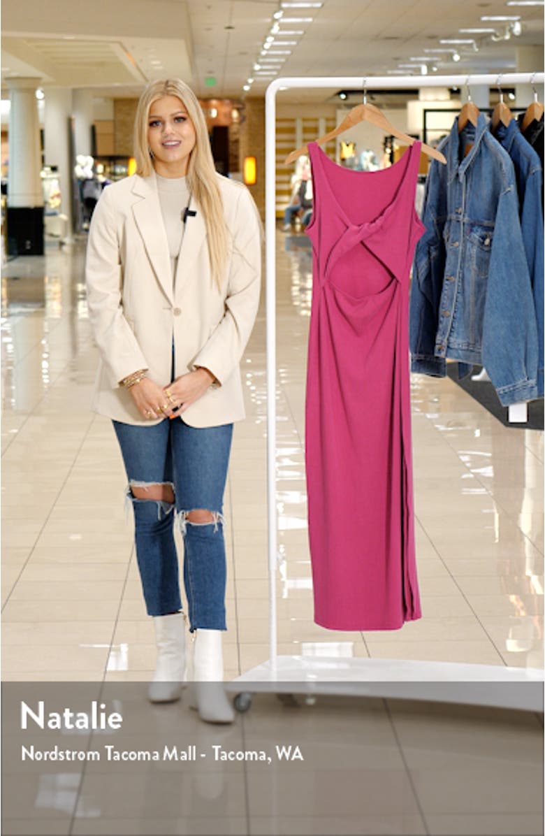 Nico Cutout Cover-Up Rib Dress, sales video thumbnail