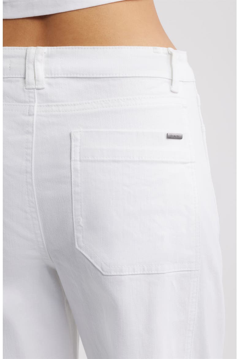 Wide Leg Crop Jeans, Alternate, color, WHITE
