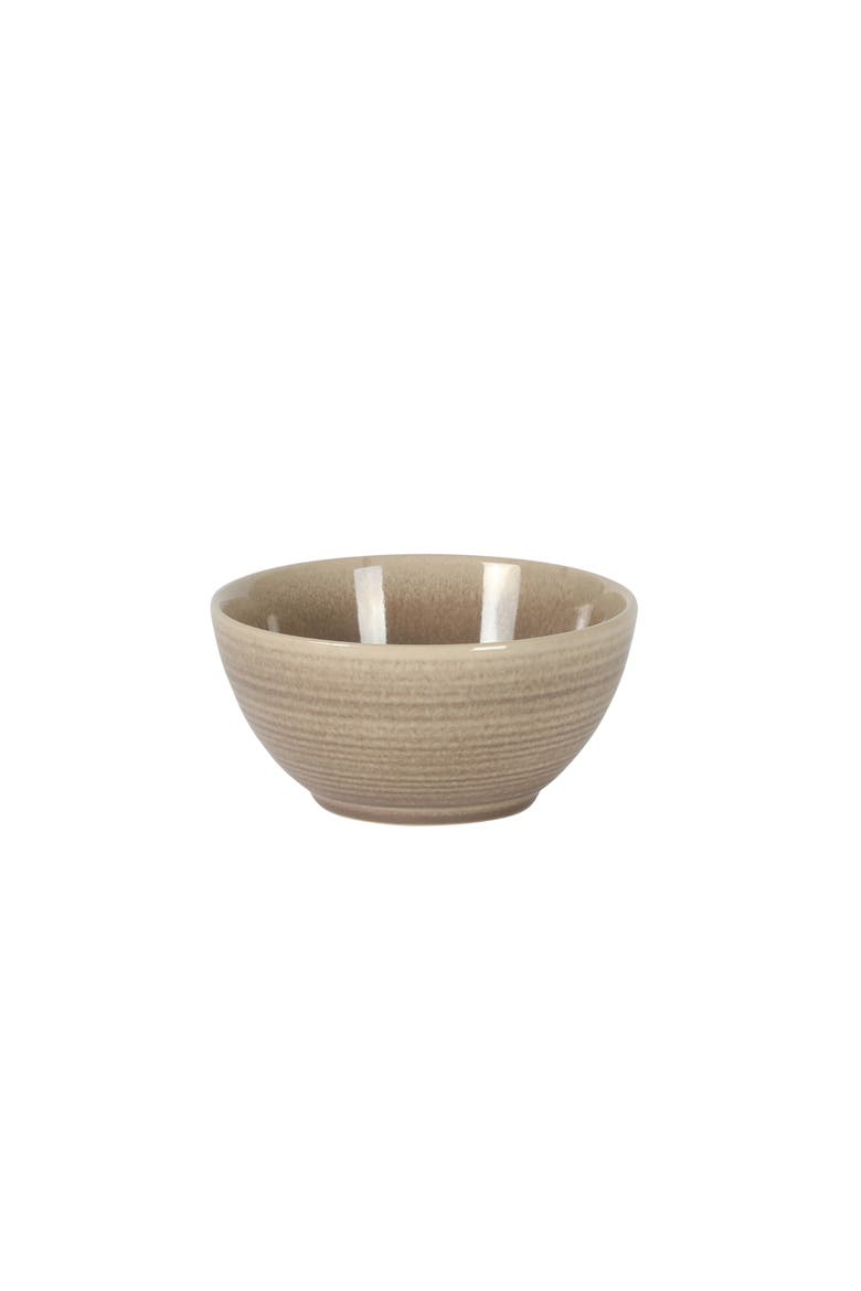 Maple Grove 4 Piece Stoneware Nesting Bowl Set, Alternate, color, Taupe