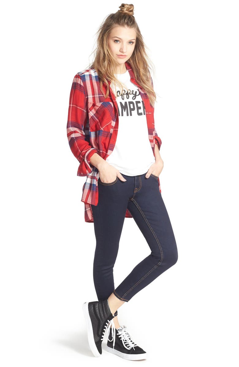 Vigoss Crop Skinny Jeans, Alternate, color, 