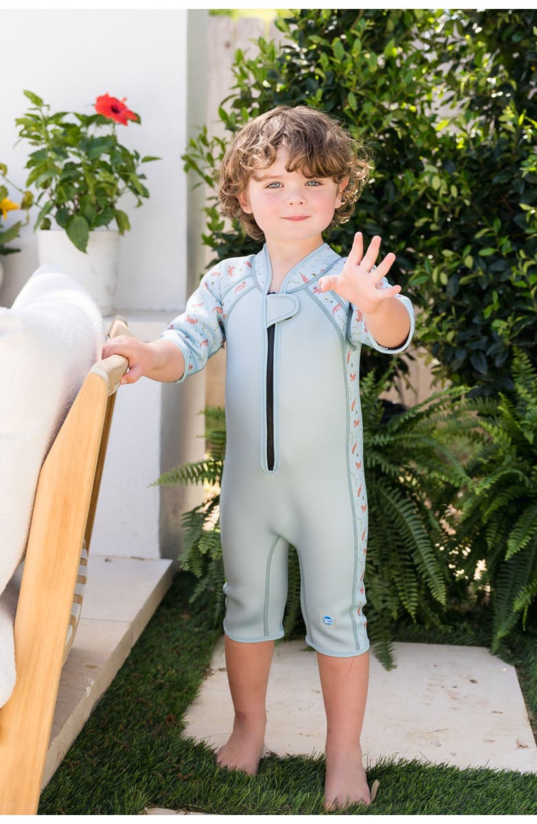 Splash About Kids Neoprene Shorty Wetsuit, Alternate, color, Playful Otters