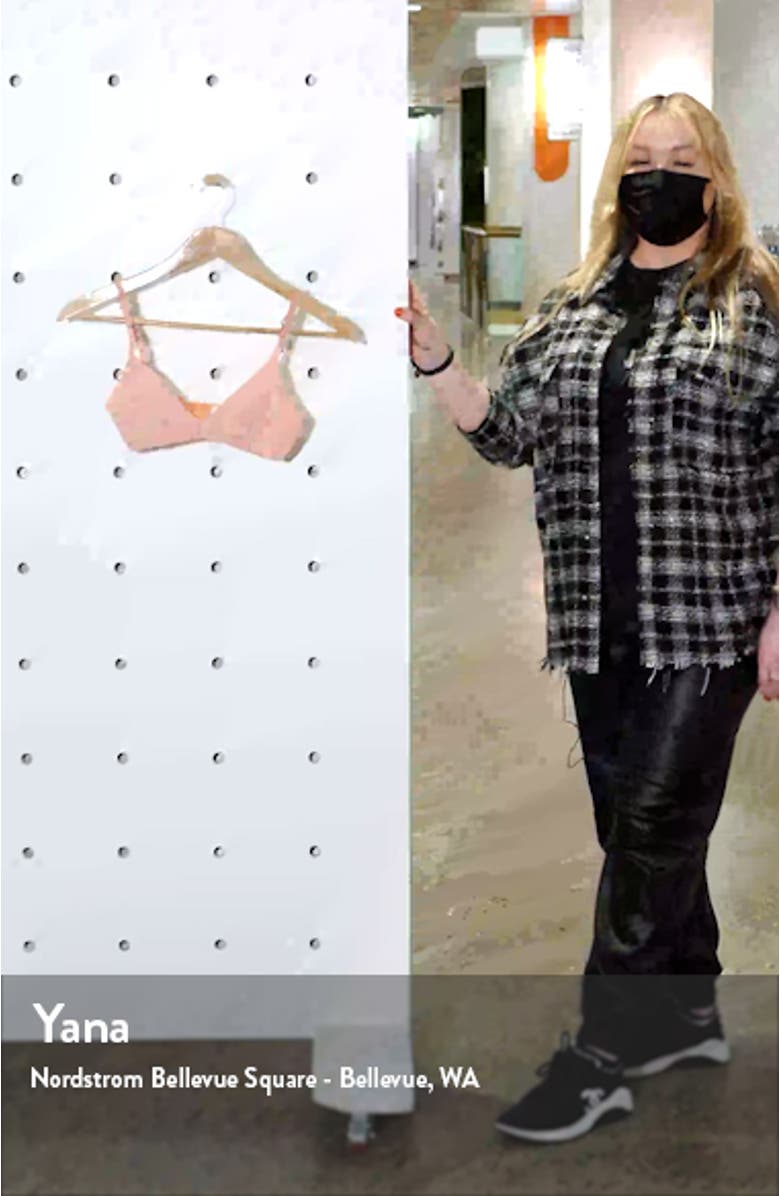 Plant Dyed Organic Cotton Triangle Bra, sales video thumbnail