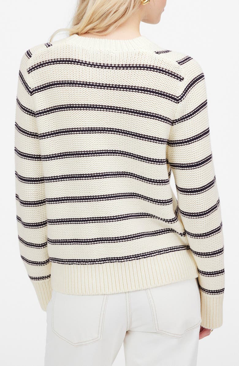 Madewell Cotton Crewneck Sweater, Alternate, color,
