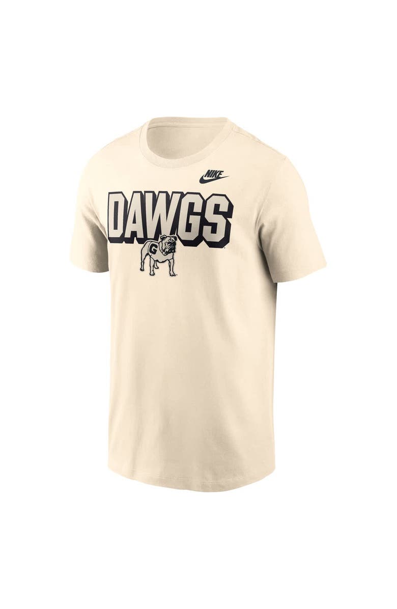 Nike Men's Nike Natural Georgia Bulldogs Team Bold T-Shirt, Alternate, color, 