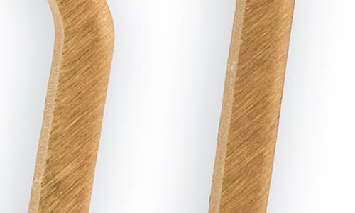 Saachi Modern Hexagon Hoop Earrings In Gold