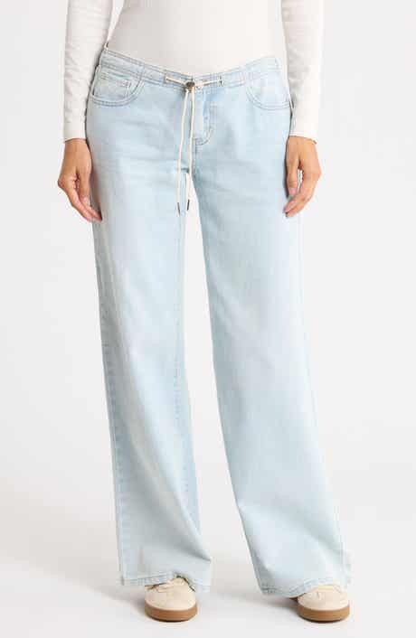 Low Rise Wide Leg Corduroy Jeans