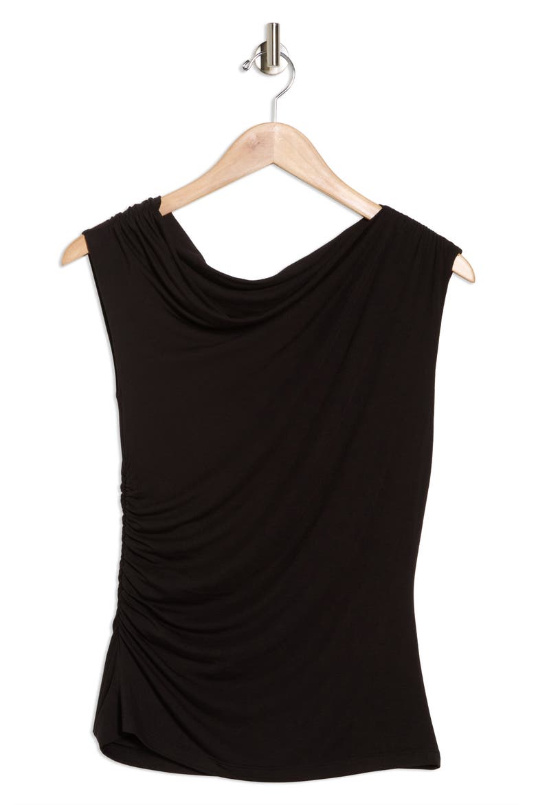 Off the Shoulder Knit Top, Alternate, color, BLACK