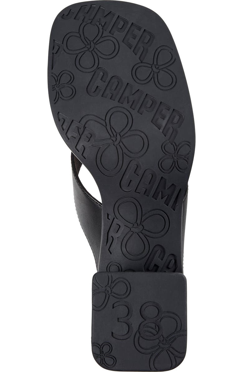 Camper Kora Flip Flop, Alternate, color, Black