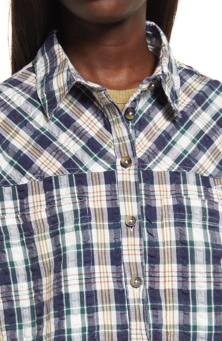 BDG Urban Outfitters Addison Check Button-Up Shirt, Alternate, color,