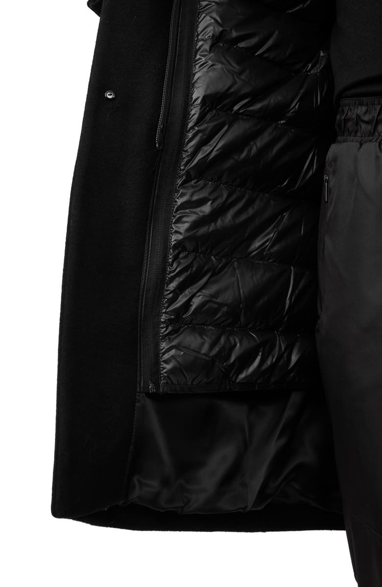 Mackage Skai Wool Blend Top Coat with Removable Quilted Bib, Alternate, color, 