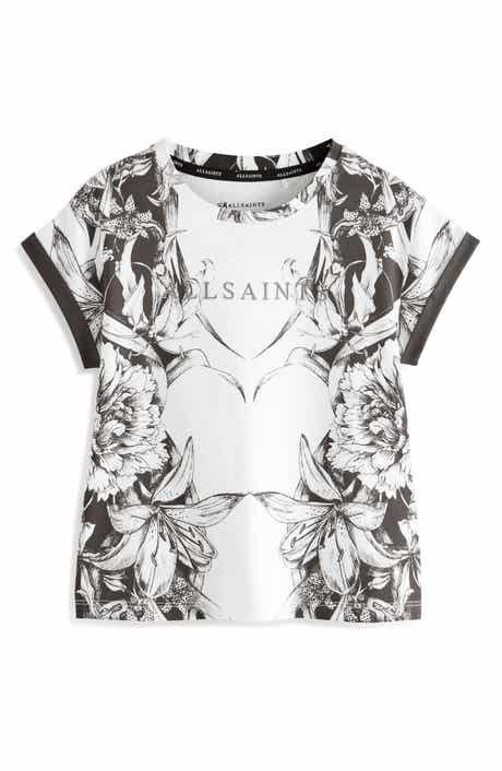 smALLSAINTS by ALLSAINTS Kids' Pattie Floral Embroidered Cotton T-Shirt