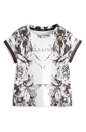 Smallsaints By Allsaints Kids' Pattie Floral Embroidered Cotton T-shirt In White