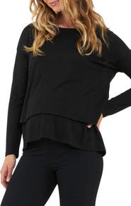 Ripe Maternity Jazmin Long Sleeve Maternity/Nursing Top