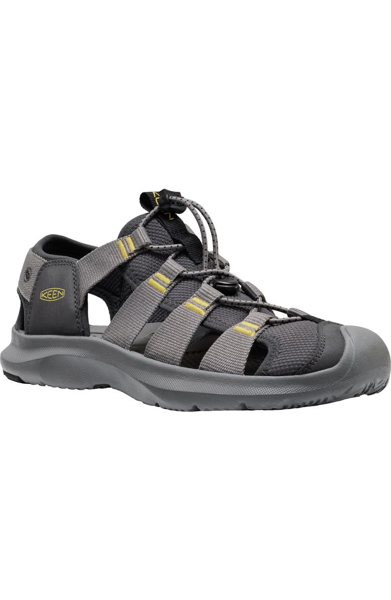 KEEN Seanik Sandal, Main, color, Steel Grey/ Cream Gold