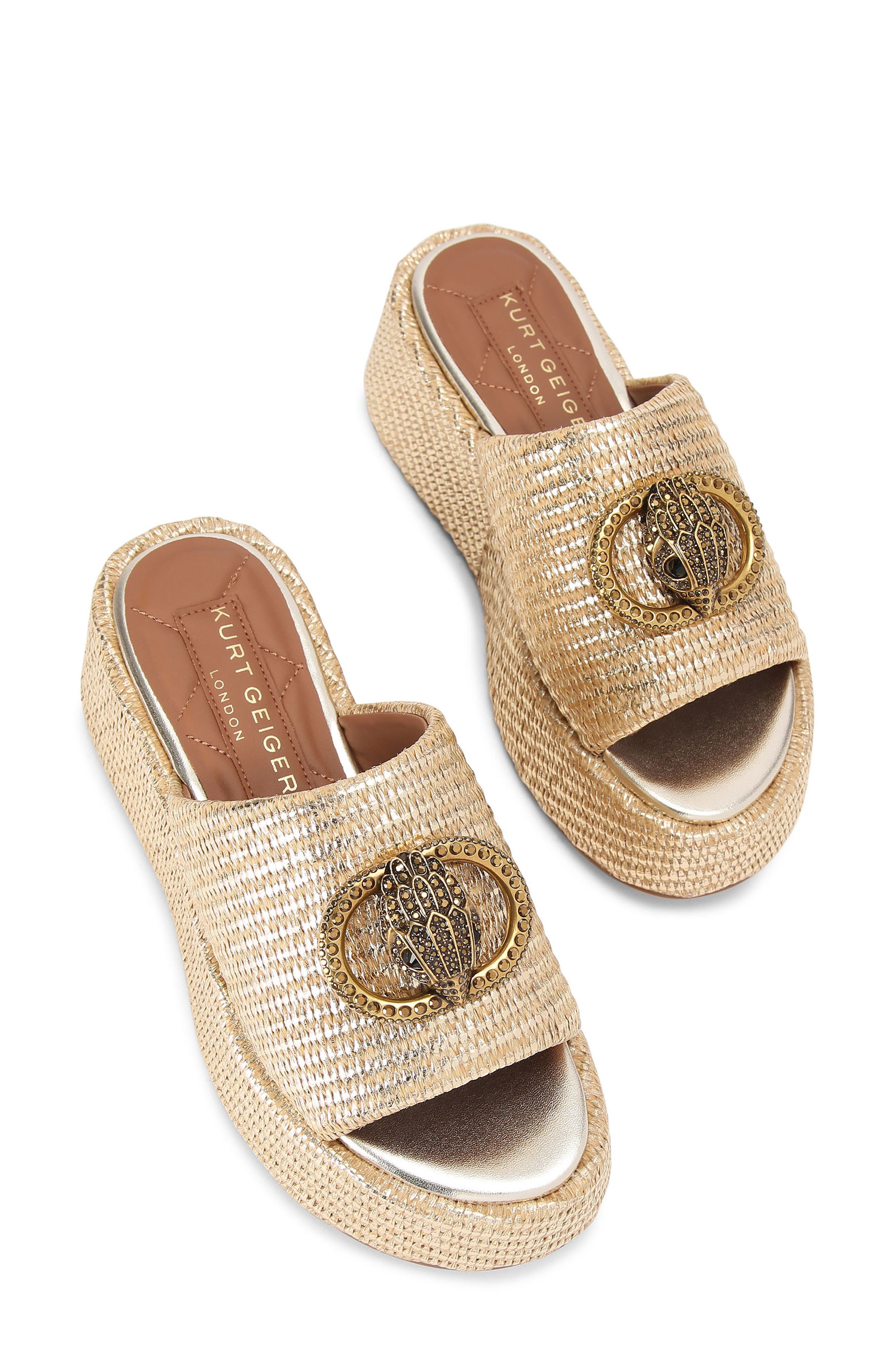 Kurt Geiger London Chelsea Flatform Slide Sandal, Alternate, color, 