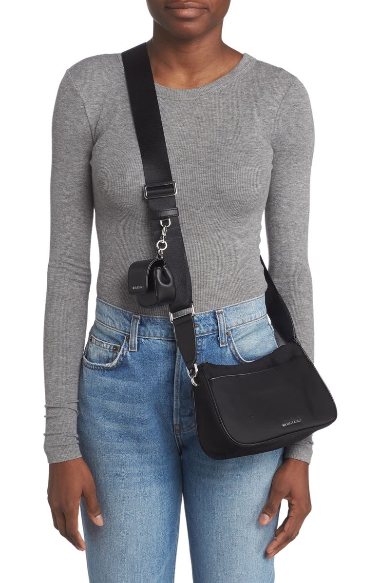 MICHAEL Michael Kors Jet Set Medium Nylon Crossbody Bag, Alternate, color,