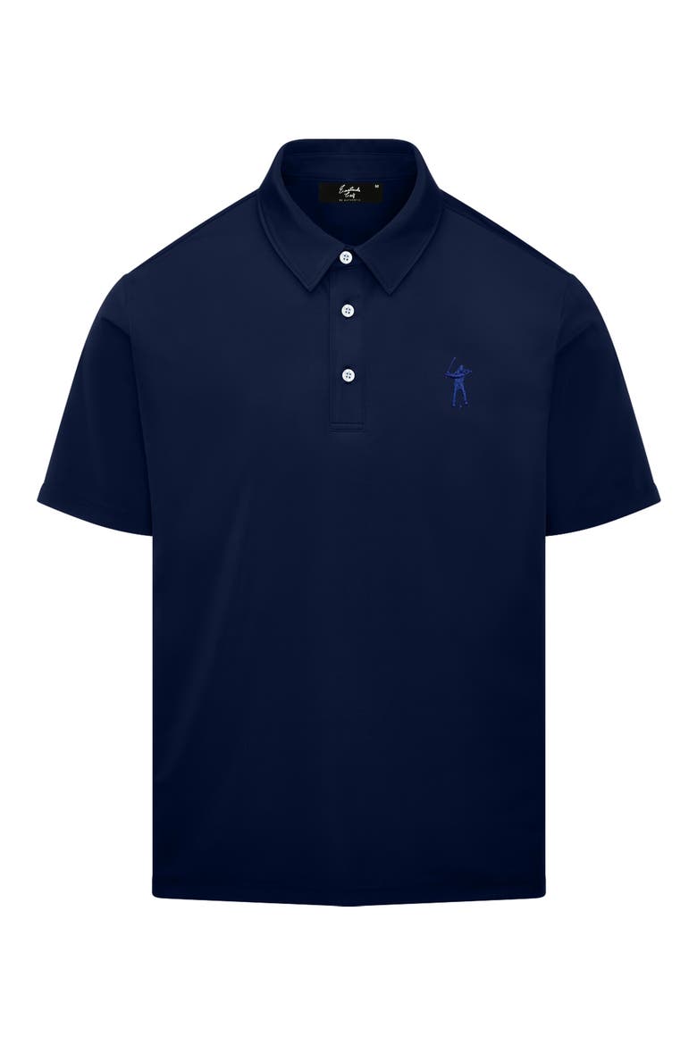 Signature Solid Golf Polo, Alternate, color, NAVY