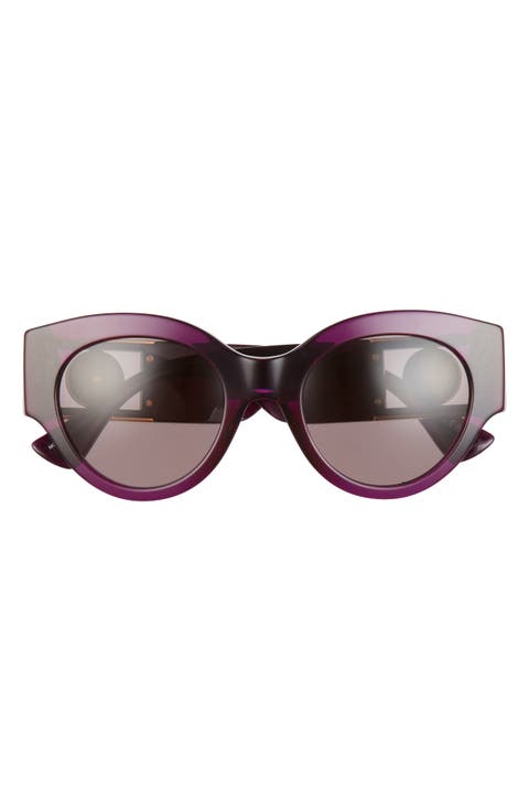 52mm Cat Eye Sunglasses