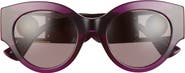 Versace 52mm Cat Eye Sunglasses