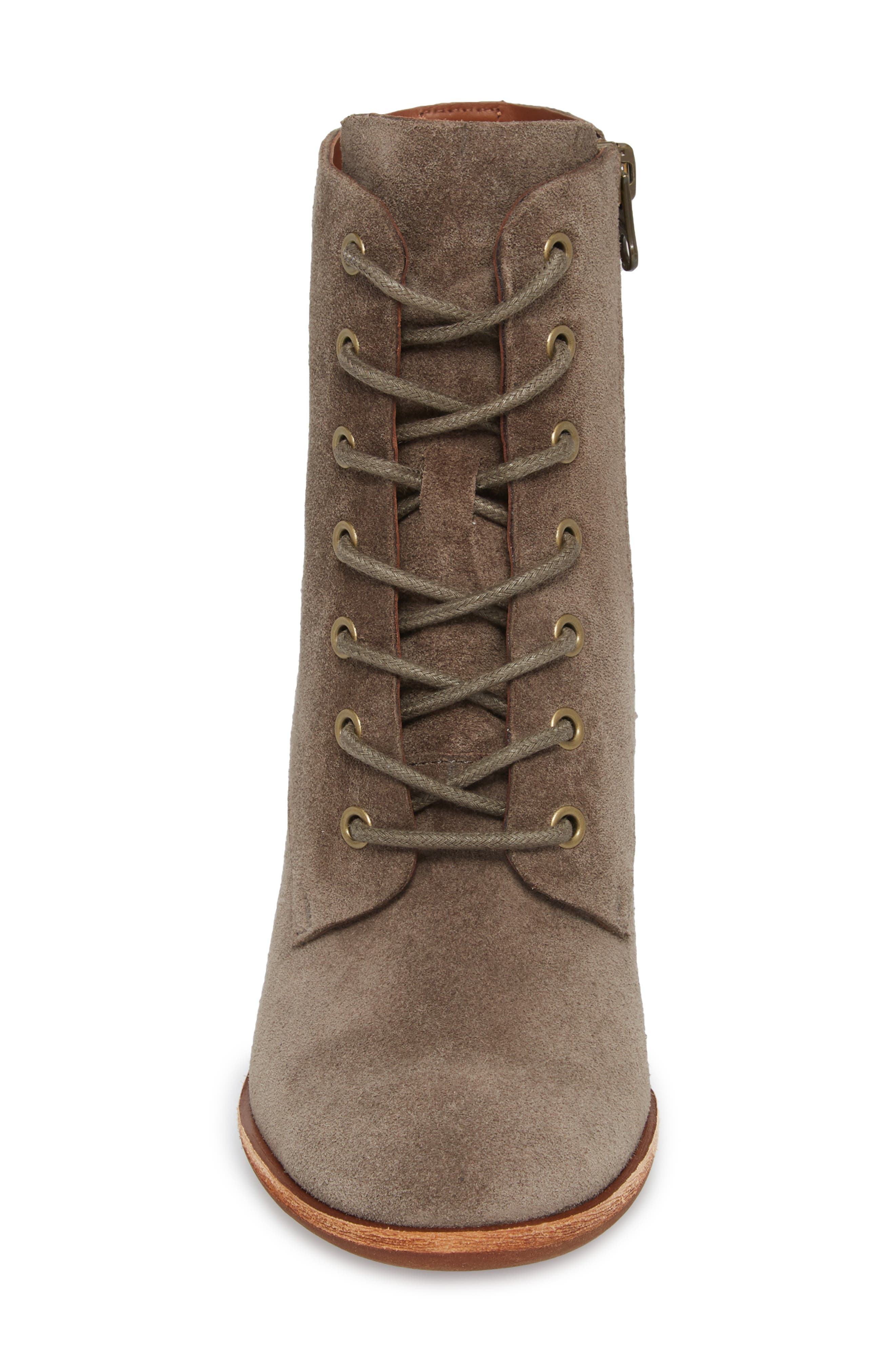 Elfa Bootie, Alternate, color, GREY SUEDE