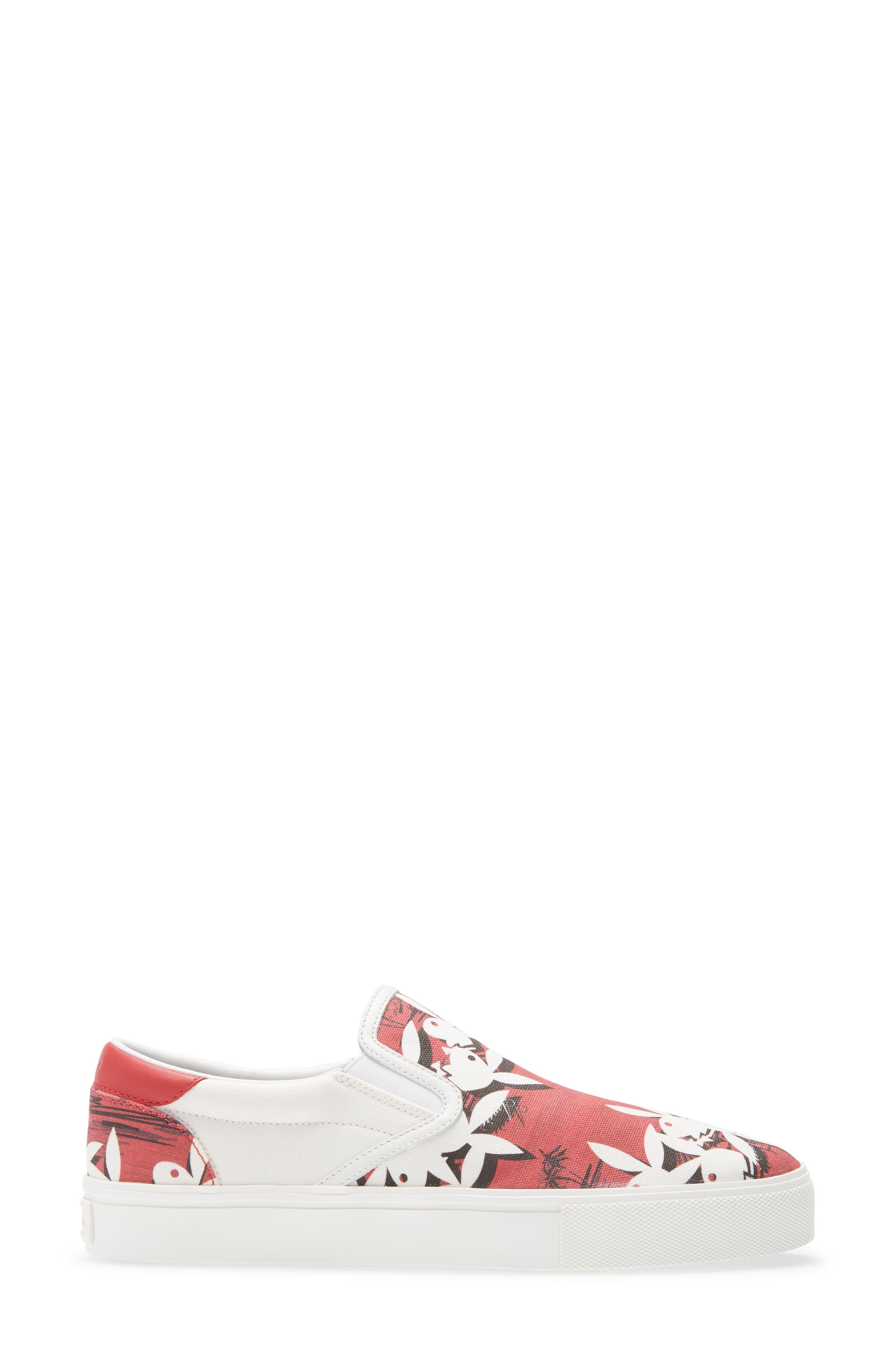AMIRI Playboy Bunny Logo Slip-On Sneaker, Alternate, color, 