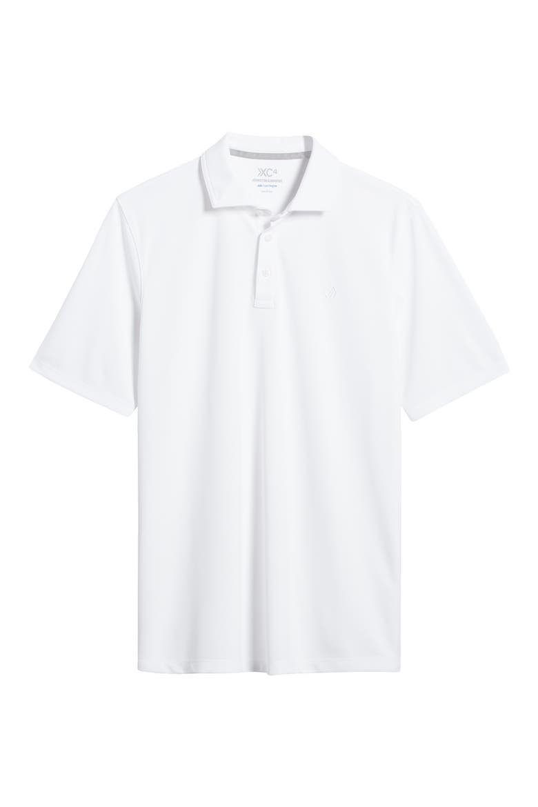 XC4 Cool Degree Performance Polo, Alternate, color, WHITE