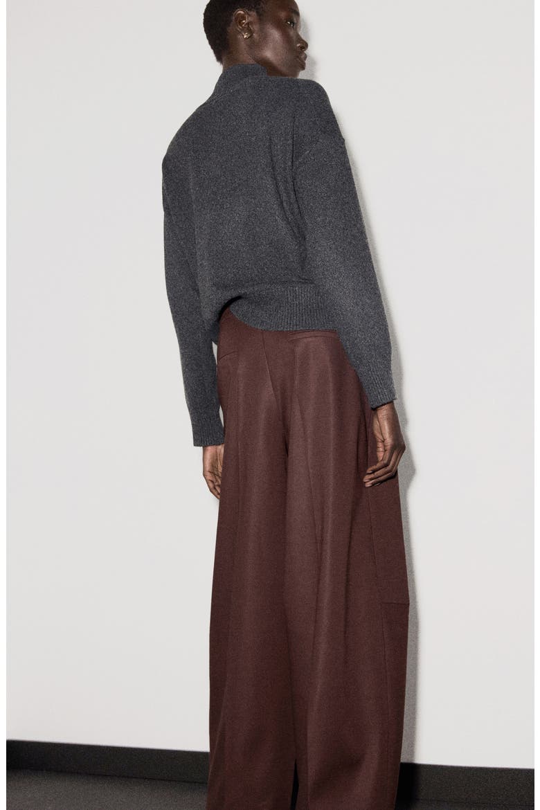 Turtleneck Sweater, Alternate, color, CHARCOAL