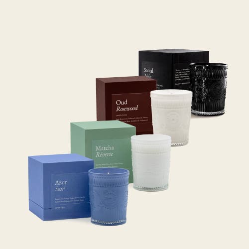 Italic Noir Swiss Scented Glass Candle In Multi