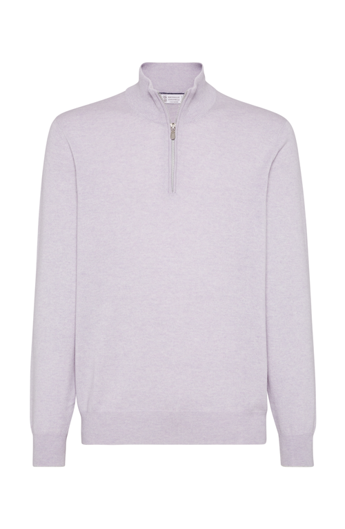 Brunello Cucinelli Cashmere Sweater In Lavender