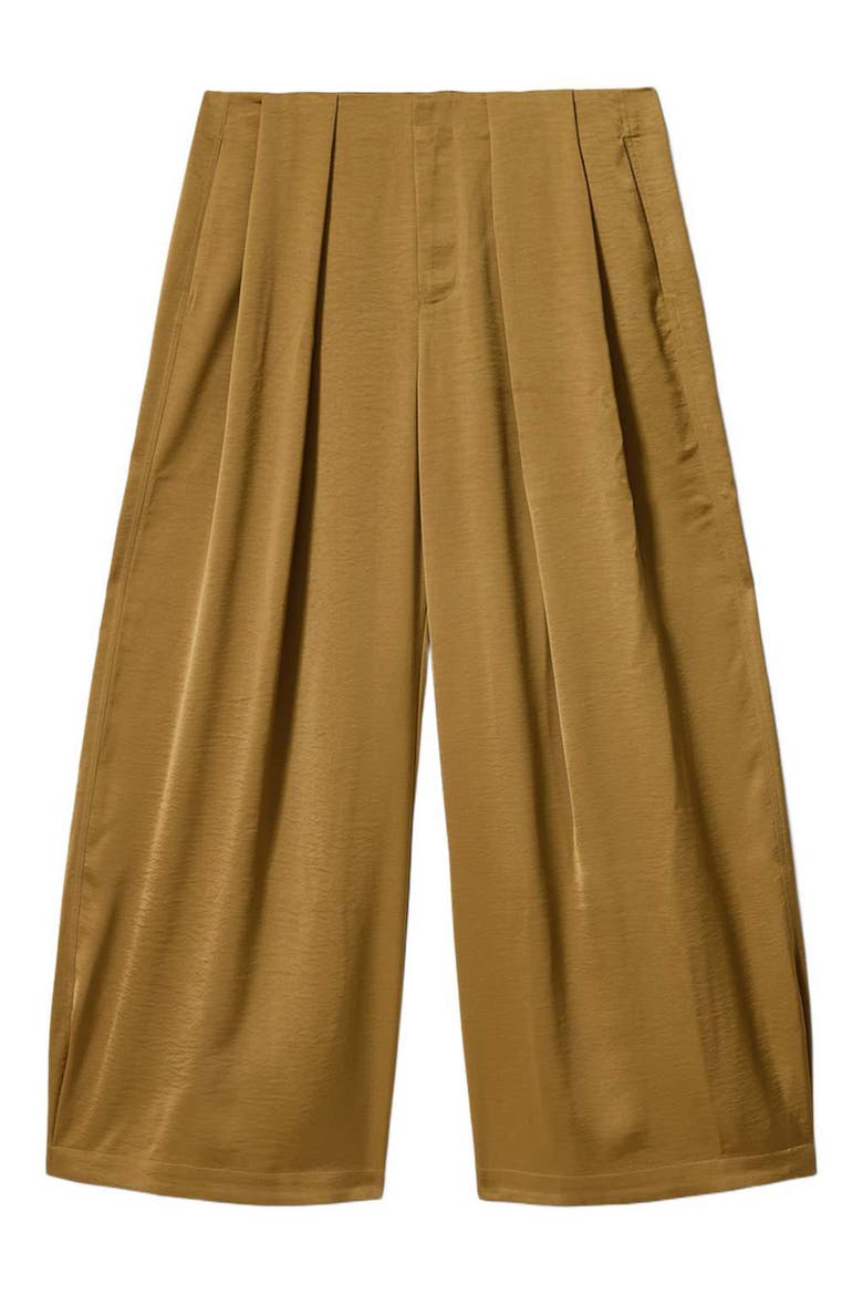 Lola Wide Leg Trousers, Alternate, color, GOLDEN BROWN