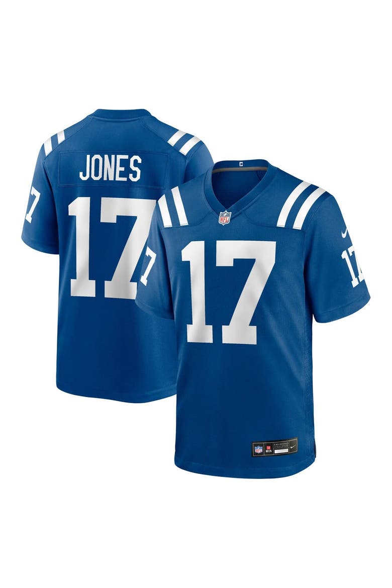 Men's Nike Daniel Jones  Royal Indianapolis Colts Team Game Jersey, Main, color, Royal