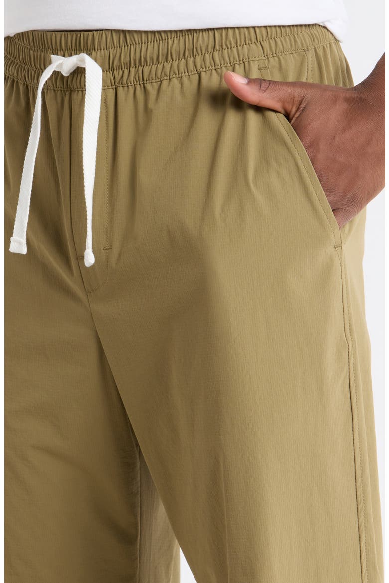 Tim Stretch Nylon Drawstring Pants, Alternate, color, GREEN