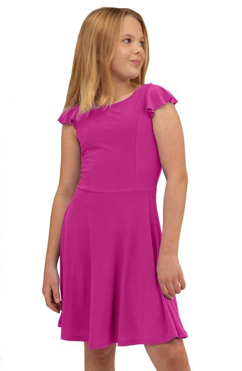 Flutter Sleeve Dress