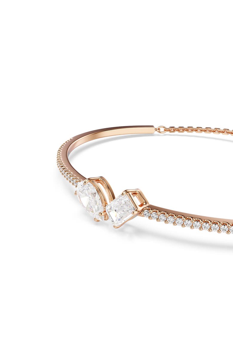 Swarovski Mesmera Moi et Toi Bracelet, Alternate, color, Rose Gold/ White
