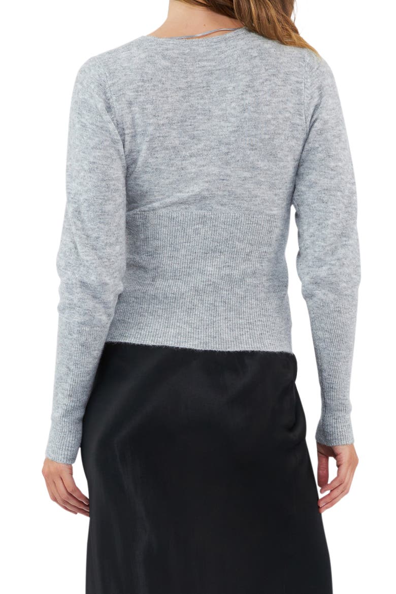 Willa Maternity/Nursing Sweater, Alternate, color, SILVER MARLE