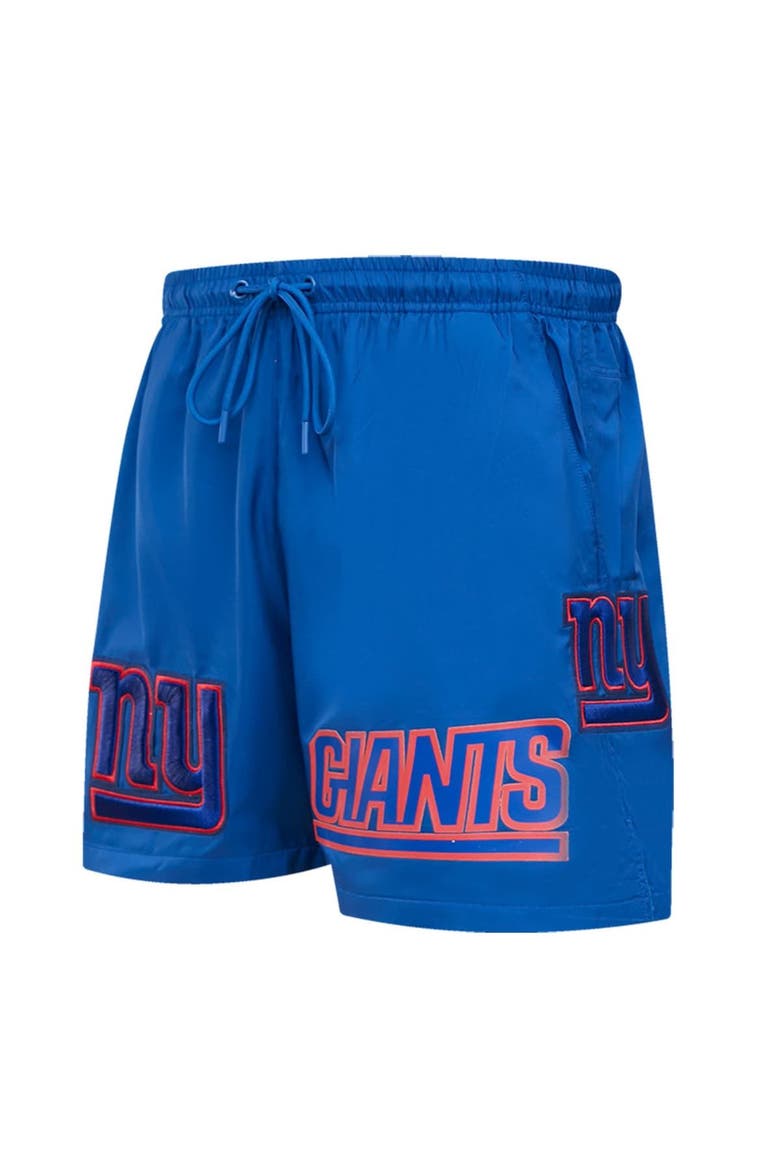 Men's Pro Standard Royal New York Giants Woven Shorts, Alternate, color, Royal