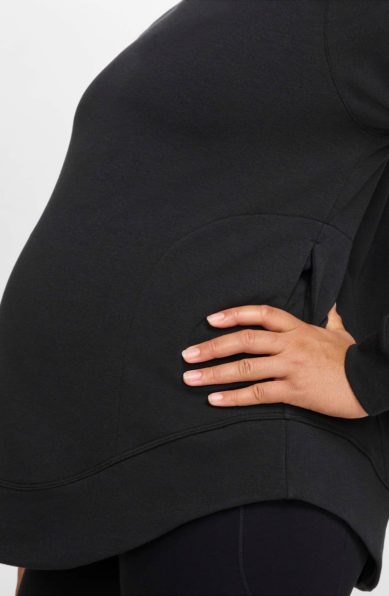 Nike French Terry Maternity/Nursing Top, Alternate, color, 