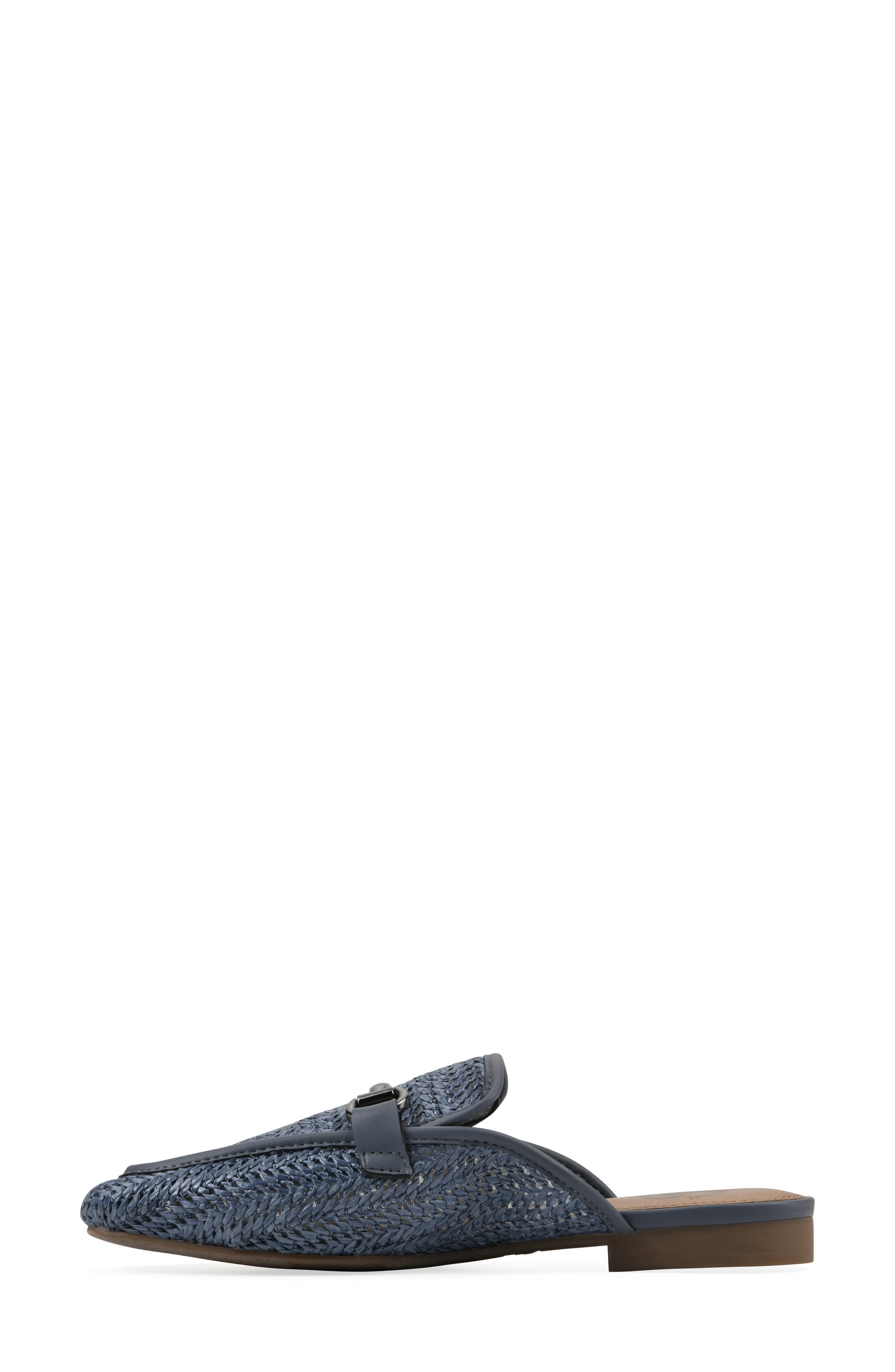 Bobbin Bit Mule, Alternate, color, BLUE SMOOTH