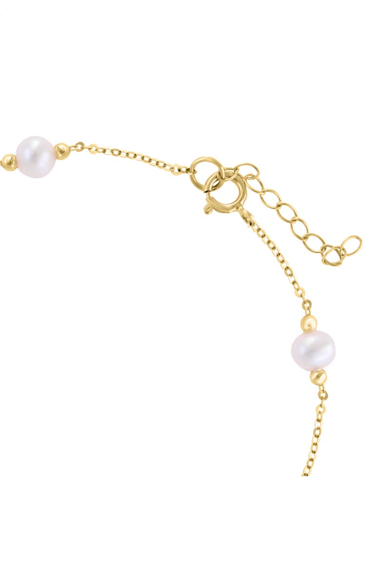 EFFY 14K Yellow Gold Freshwater Pearl Malachite and Emerald Bracelet, Alternate, color, Green