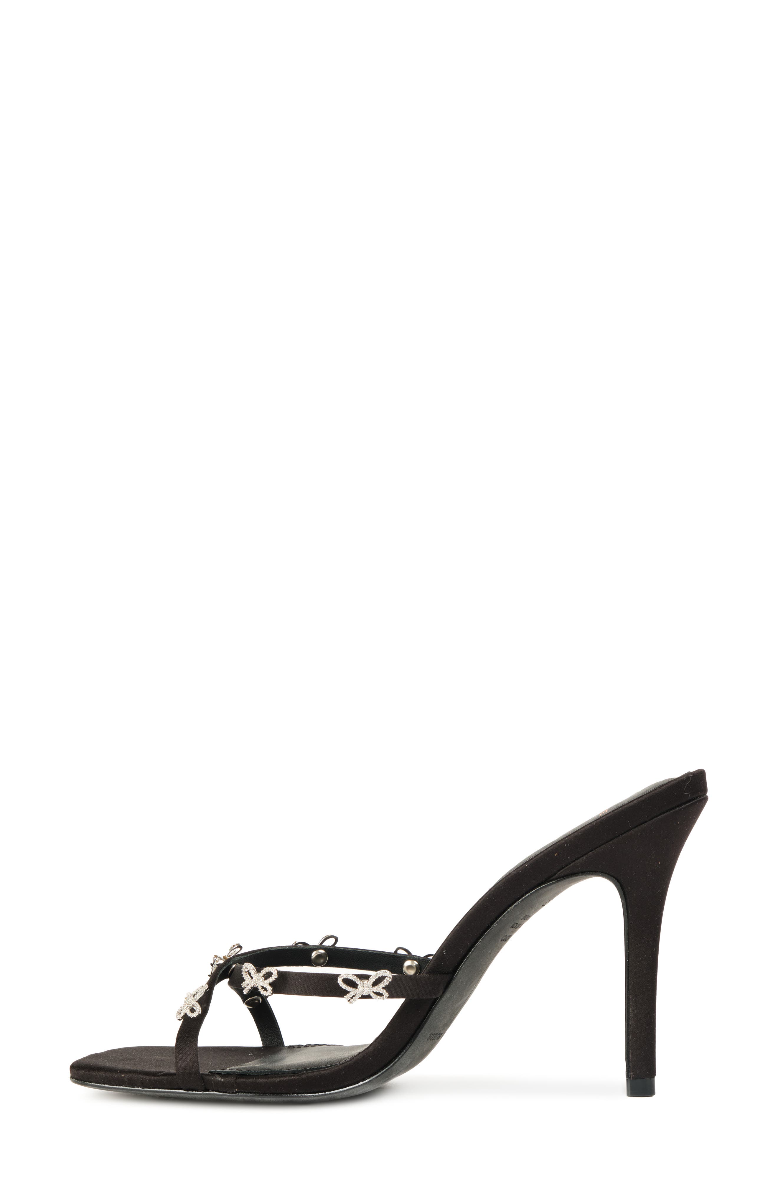 BLACK SUEDE STUDIO Arielle Bow Sandal, Alternate, color, 