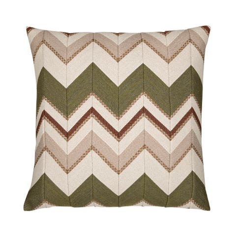 Mission Textured Chevron Indoor & Outdoor Woven Accent Pillow & Insert