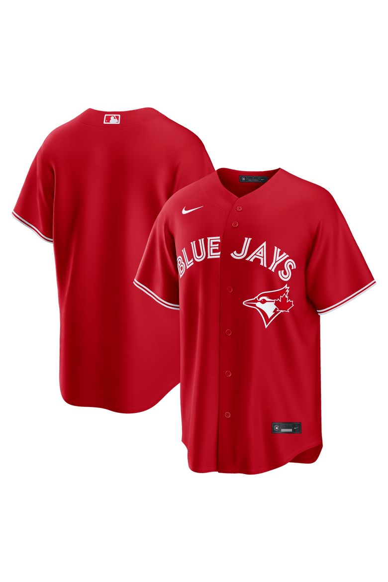 Men's Nike Red Toronto Blue Jays Canada Day Replica Jersey, Main, color, Red