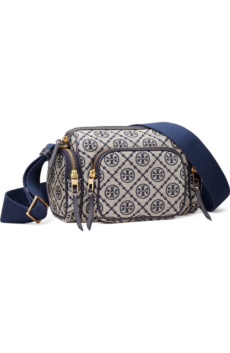 Tory Burch T Monogram Pocket Crossbody Bag, Alternate, color, Tory Navy