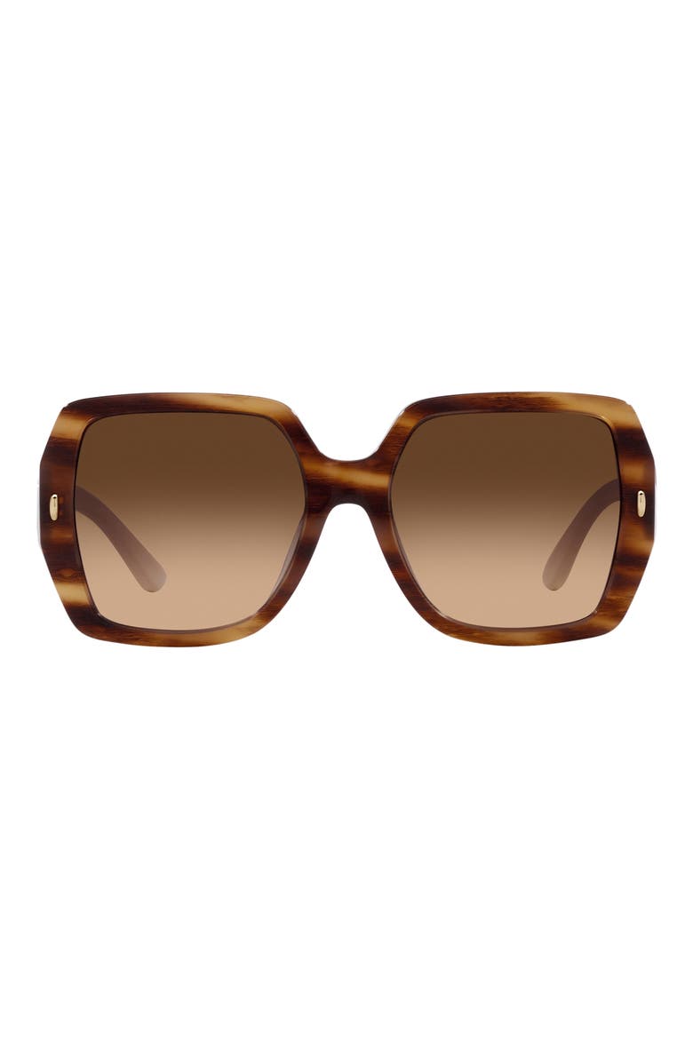 54mm Square Sunglasses, Main, color, AMBER