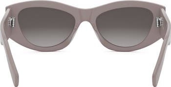Triomphe 55mm Rectangular Sunglasses